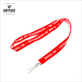 Trade Assurance Hersteller Polyestergewebte Lanyard mit kundenspezifischen Materialien